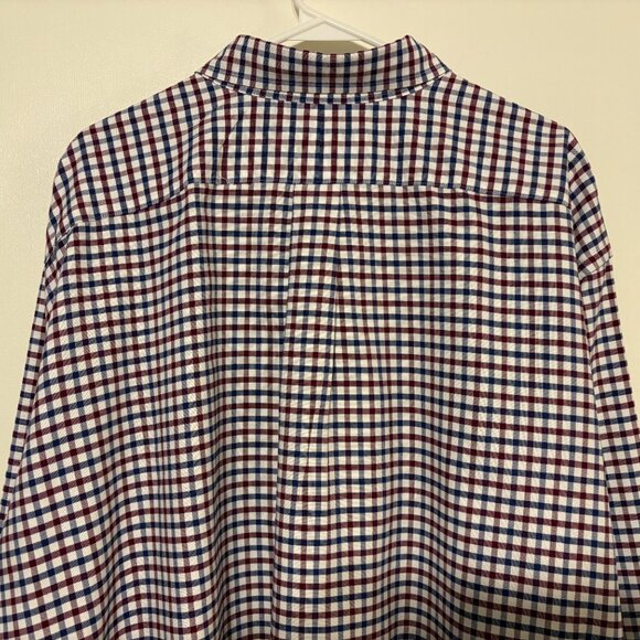 Ralph Lauren Polo Men's Classic Blue/Red Check Button-Down Oxford Shirt 3XB Logo - Picture 6 of 10